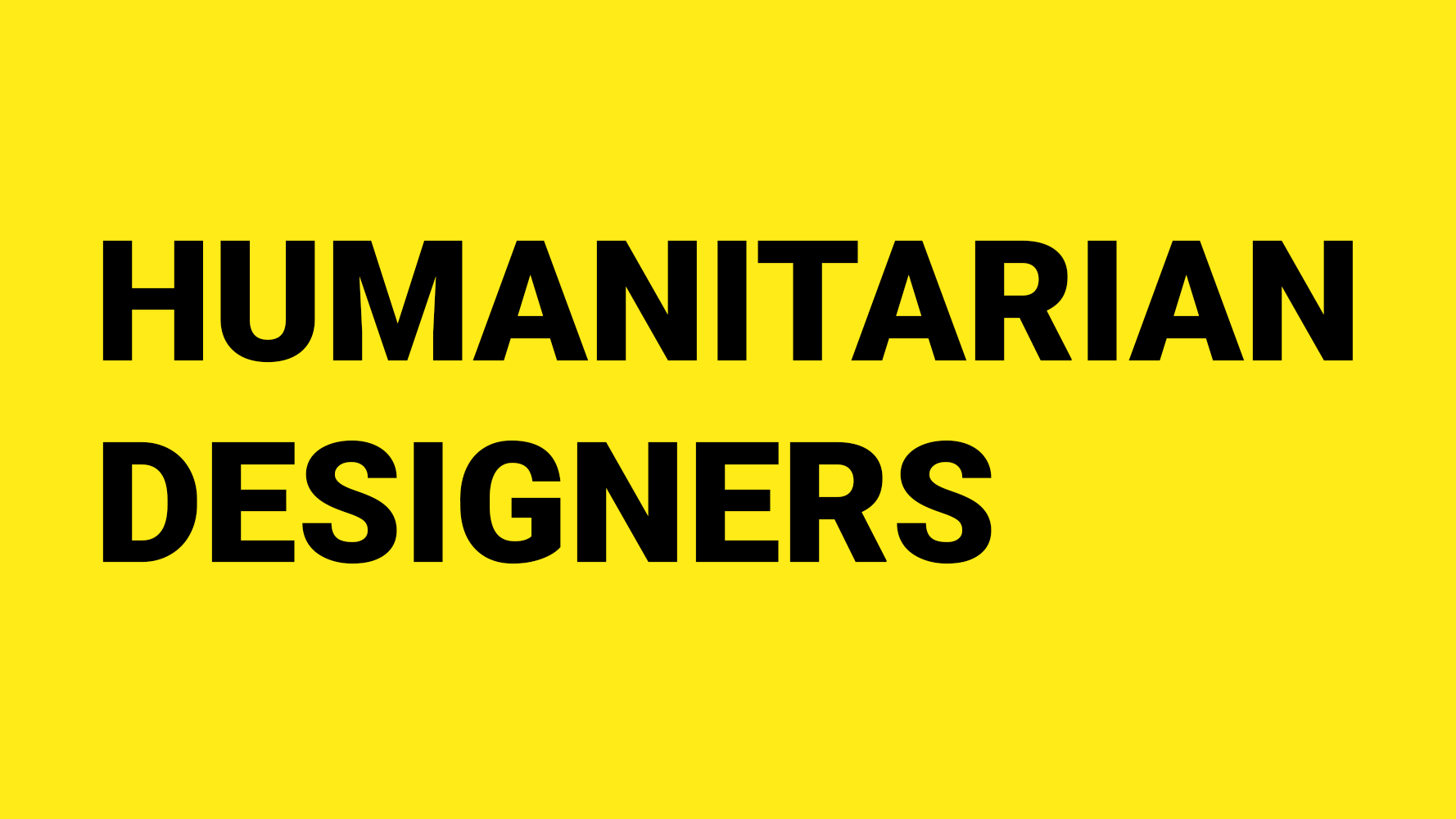 Humanitarian Designers