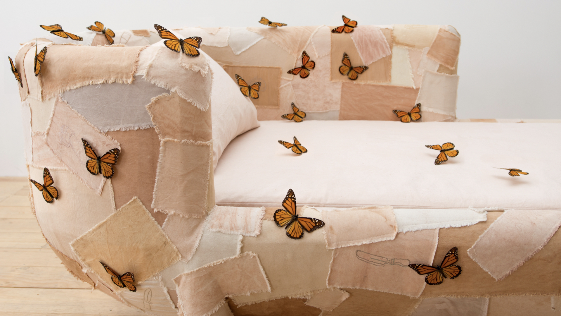Daybed with Monarch Butterflies © Fernando Laposse