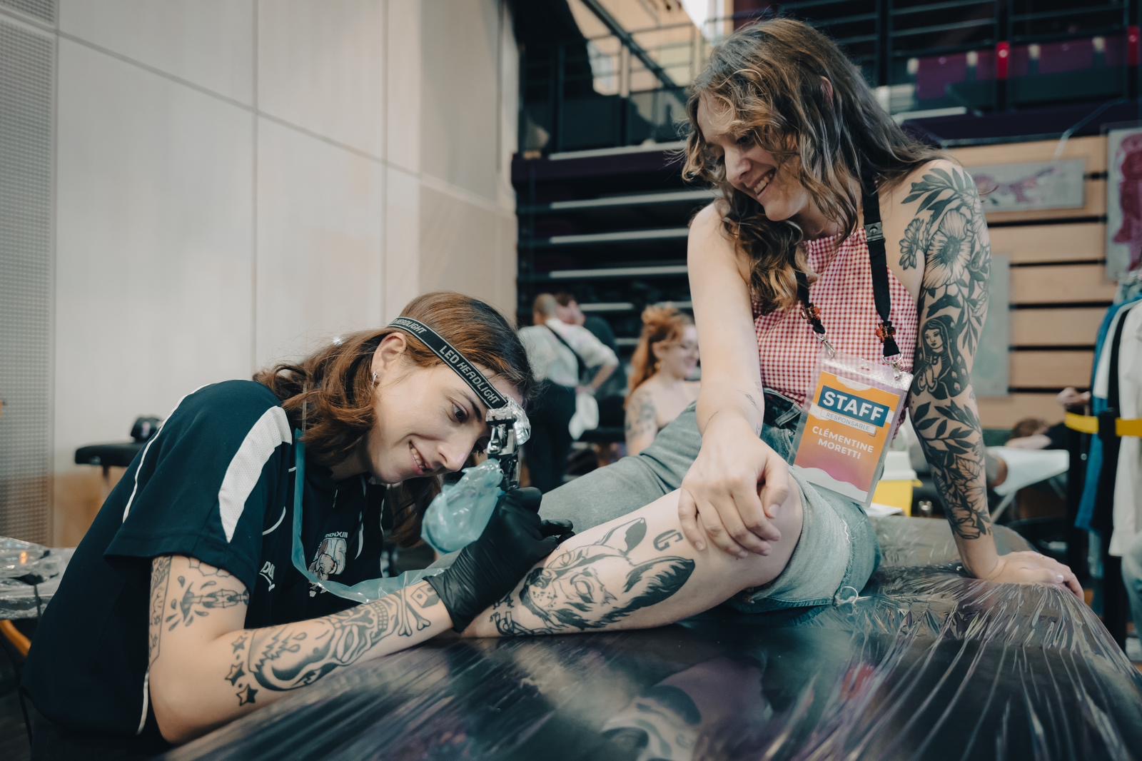 GabariFest édition 2024 / Corner tattoo / photo par Vincent VDH / https://www.instagram.com/vdhvince
