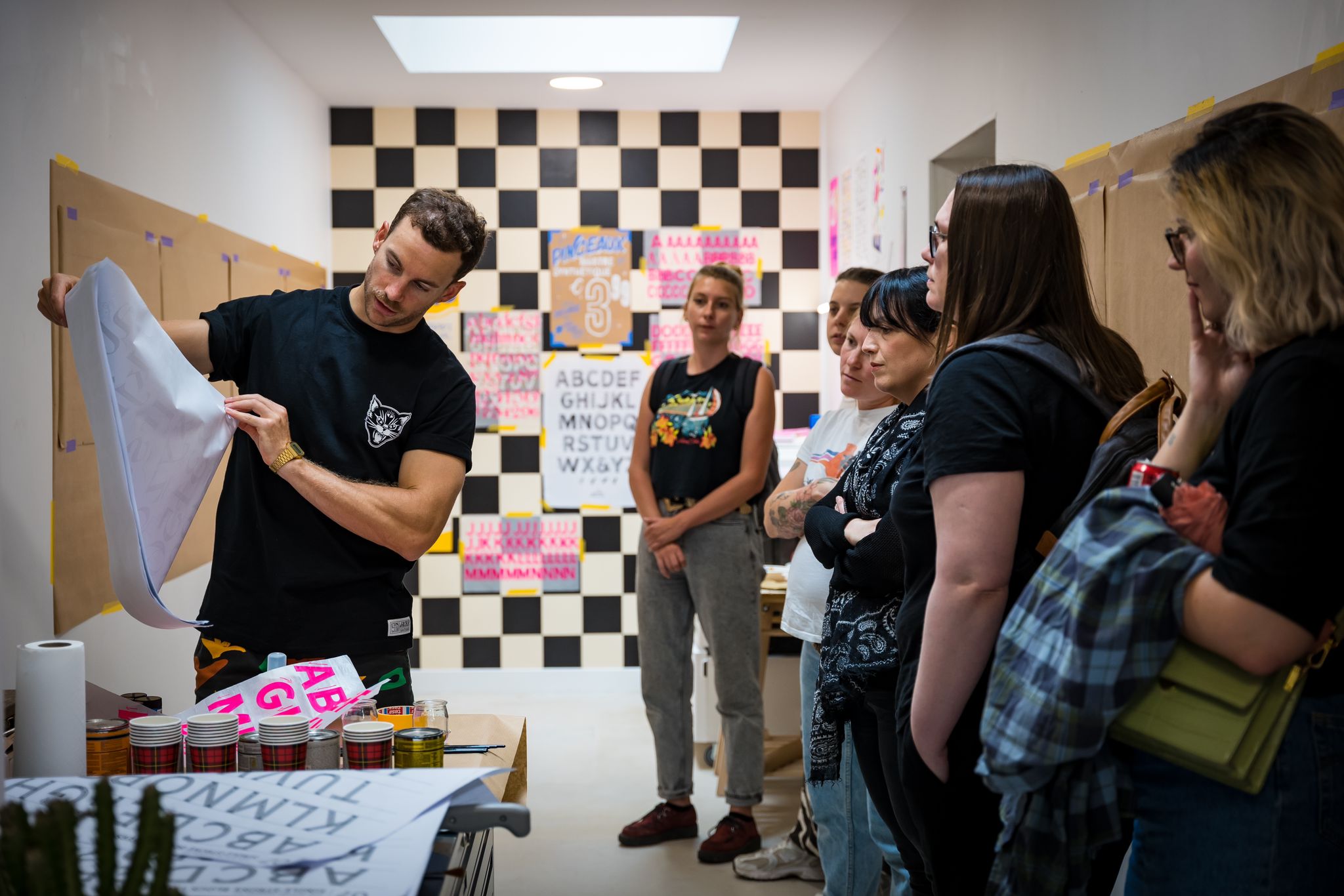 GabariFest édition 2024 / Workshop signpainting / photo par Vincent VDH / https://www.instagram.com/vdhvince